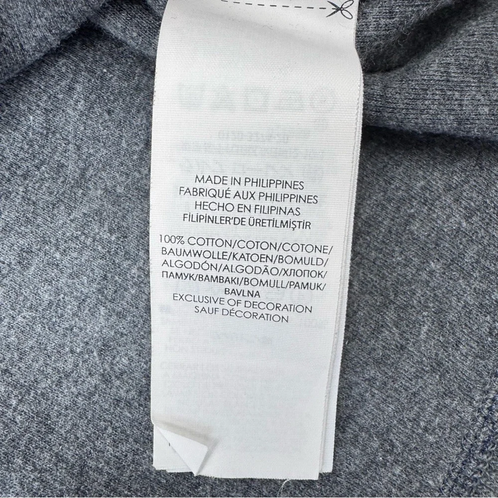 Polo Ralph Lauren reversible quarter zipper sweatshirt in blue and gray. Size XL